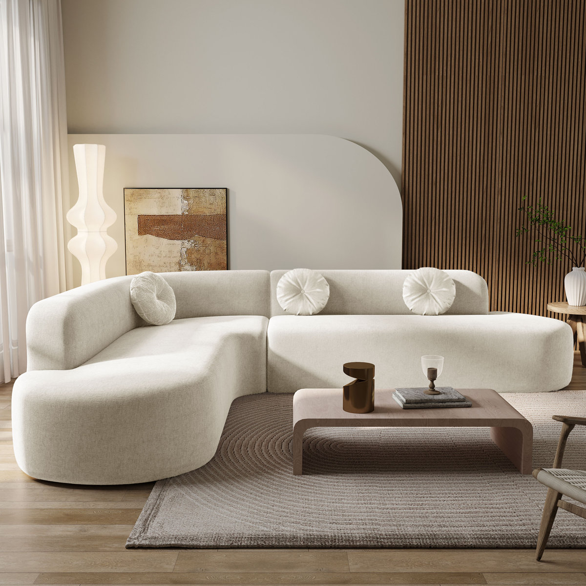 Salvatore 122 Inch Wide Extra Large Four Seater Sectional