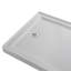Base de douche en acrylique de coin l 48 po x P 36 po avec drain Streamline