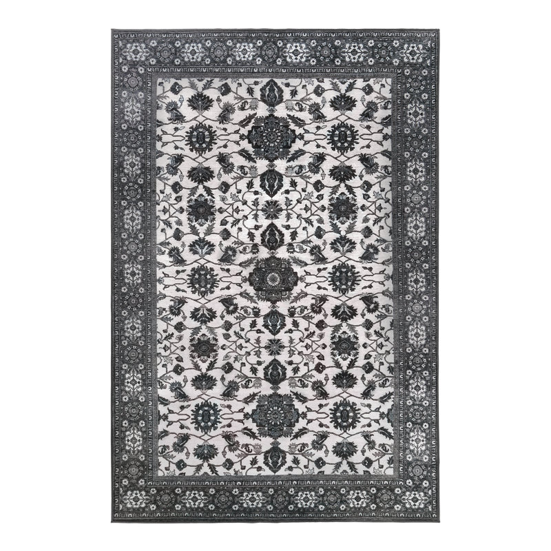  Tapis gris lavable Damonei Ramage