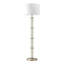 Lampe sur pied en nickel brossé