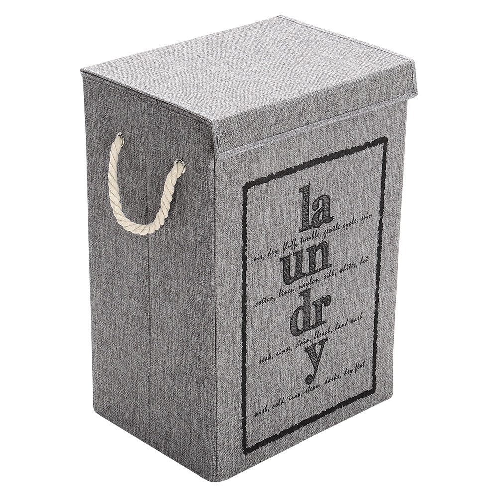 Linen Free Standing Laundry Room Organiser