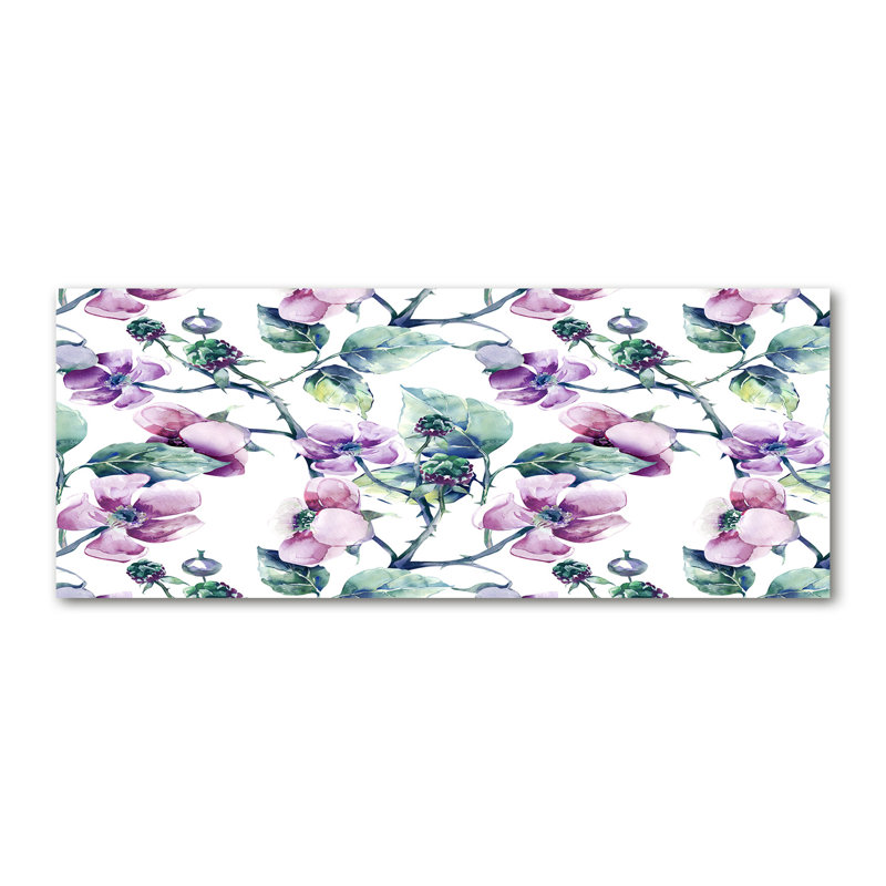 Blackberry Flowers - Wrapped Canvas Print