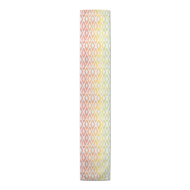 Fitzmaurice Watercolor Ikat Table Runner, 90" L x 16" W
