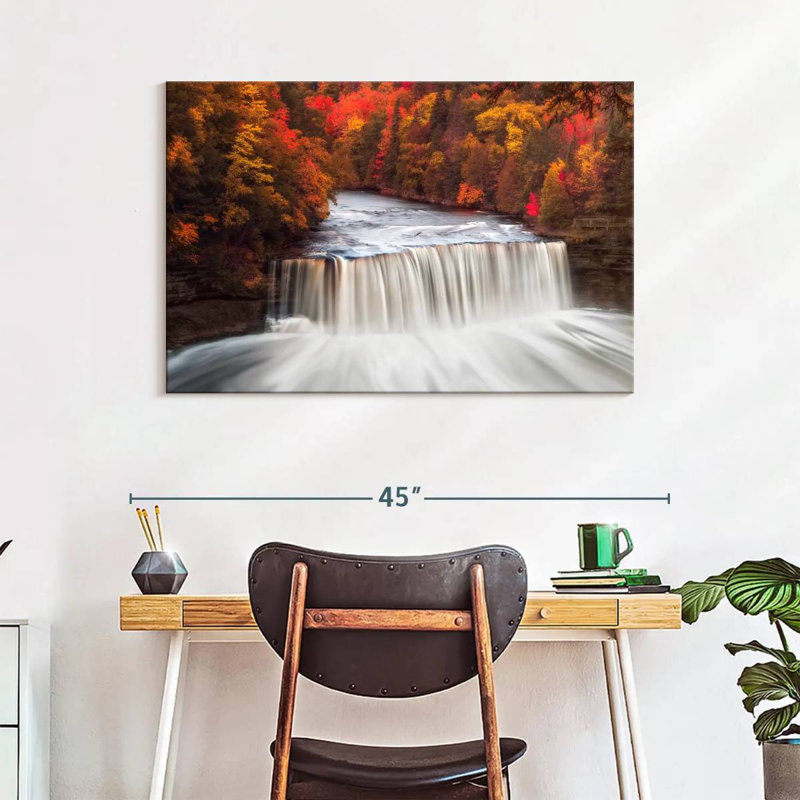 Alvord Tahquamenon Falls en automne, H 26 po x l 39 po