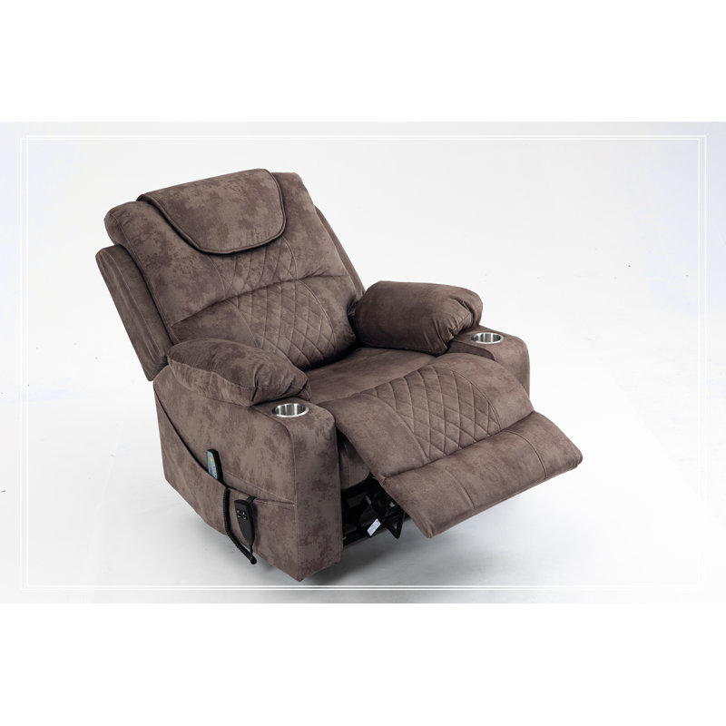 Comfortable Electric Lift Chair for Elderly, Ideal for Relaxing in Living Room, Brown