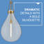 Luminaire suspendu simple en forme de goutte d'eau 16 po Eloise-88422478