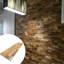MB-002 – Teak Brushed 3D Reclaimed Teak Wall Panel