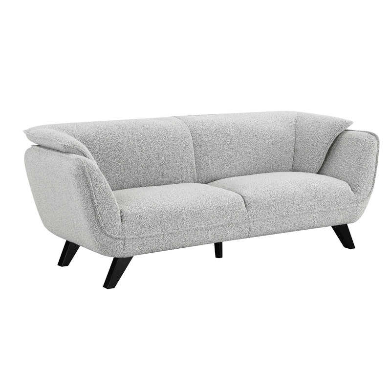 Nayeli Boucle Sofa, Light Gray