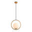 Luminaire suspendu sphère 1 lumière Wynton