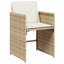  Ensemble de 12 chaises de patio, beige, noir, blanc crème-546844833-546844837