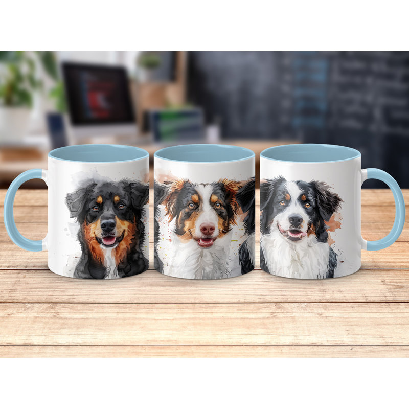 Mug, 3, Light Blue
