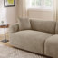 Canapé rembourré de 90 po en polyester à 3 places avec coussins décoratifs de 90 po de large disponible dans le salon-1785104613