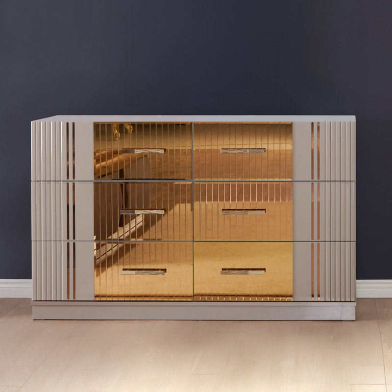 64 " W 6 - Drawer Dresser