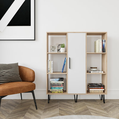124.5cm H x 119.4cm W Reynaud Bookcase