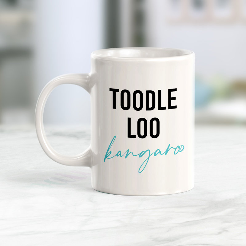 Tasse à café en plastique Toodle Loo Kangaroo, Ensemble de verres à lait, Plastique polypropylène