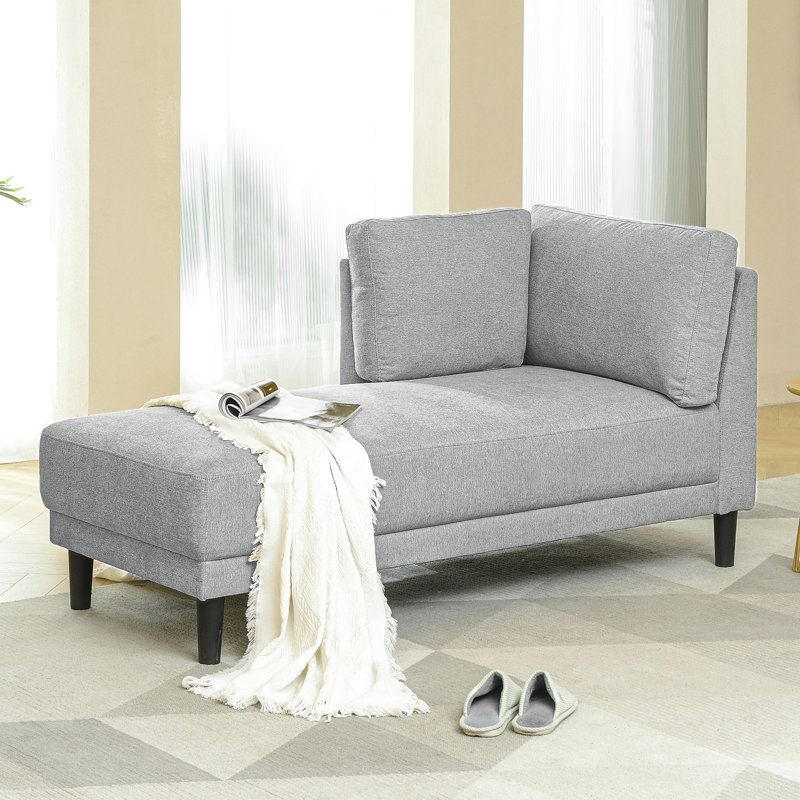 Flâneuse rembourrée, 100 % polyester gris