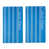 Logo à fines rayures bleu