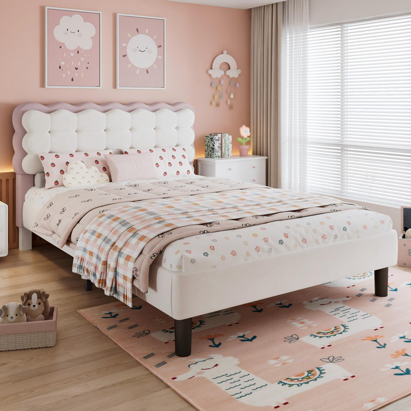 Upholstered Bed, Double (4'6)