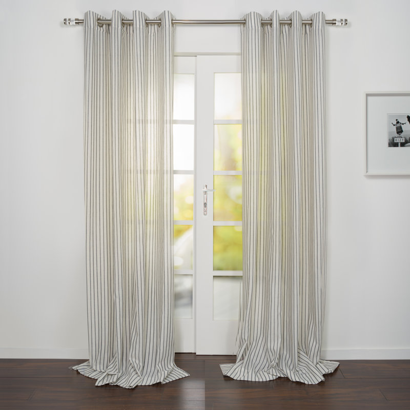 Lusvin Semi Sheer Curtain Single Panel