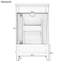 Meuble-lavabo simple avec plateau 20,01 po Rieks-1691544506