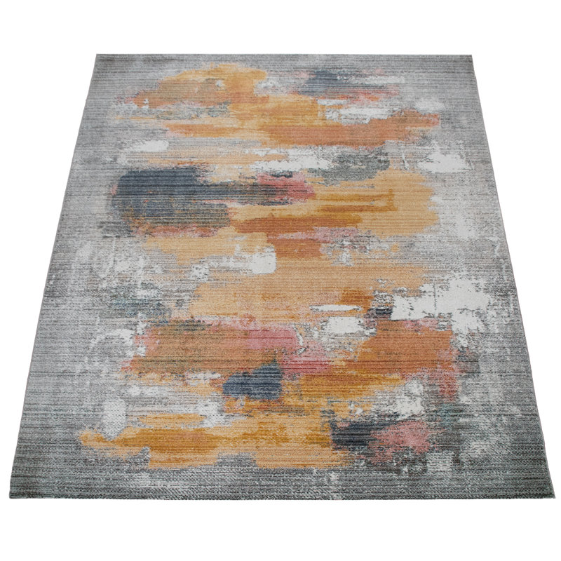 Amann Abstract Indoor Rug, Rectangle 3'11" x 5'7"