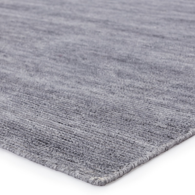 Tapis brun / noir uni / extérieur tissé à la main Brynn (9 pi x 12 pi), Rectangle 9 pi x 12 pi