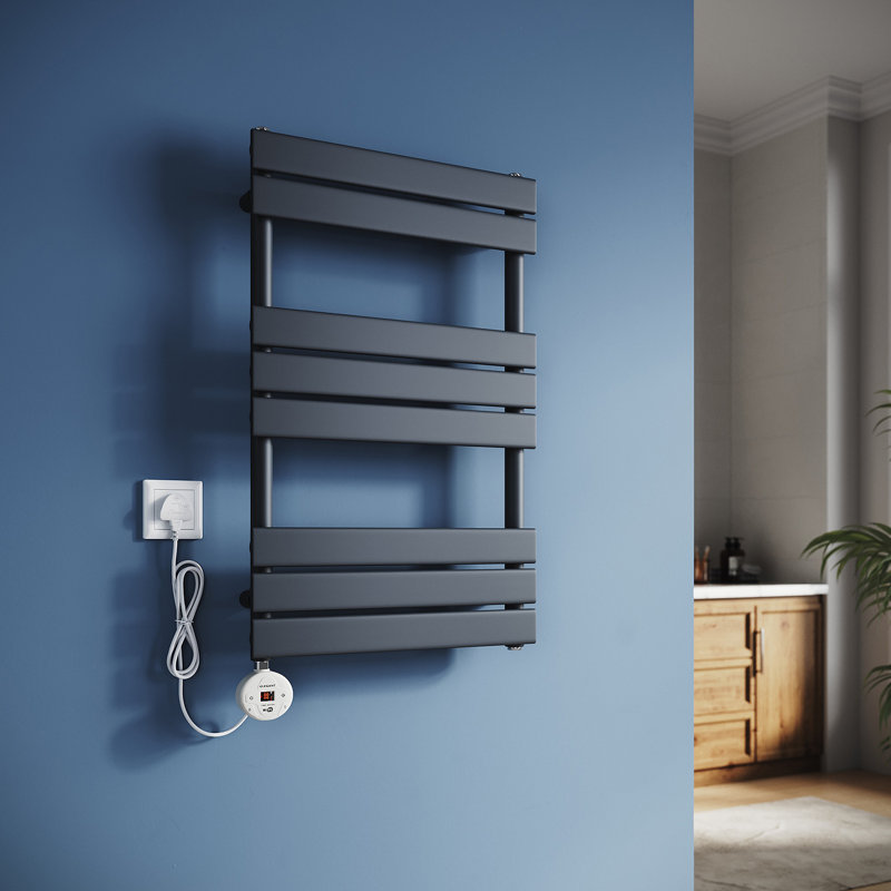 80*50*6.2cm, Smart WiFi-Enabled Heated Towel Rail with Multi-Mode Heating Solution, Anthracite