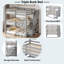 Triple lit superposé avec escalier de rangement-209986161