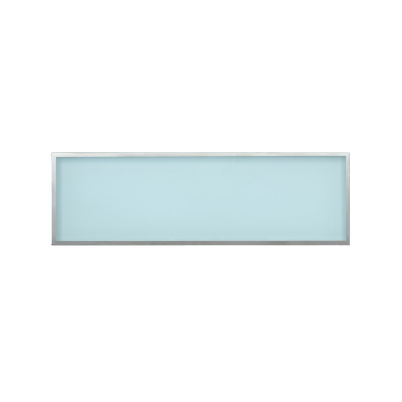 Artista 3" x 9" Glass Subway Tile, Baby Blue