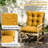 Anjelyka 22"W X 22"D Outdoor Cushions 5" Indoor And Outdoor Seat/Back Cushion-269089415