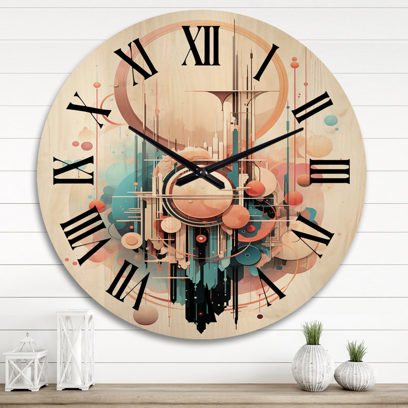 Horloge murale Glorious Elegance Nouveau, Très grand