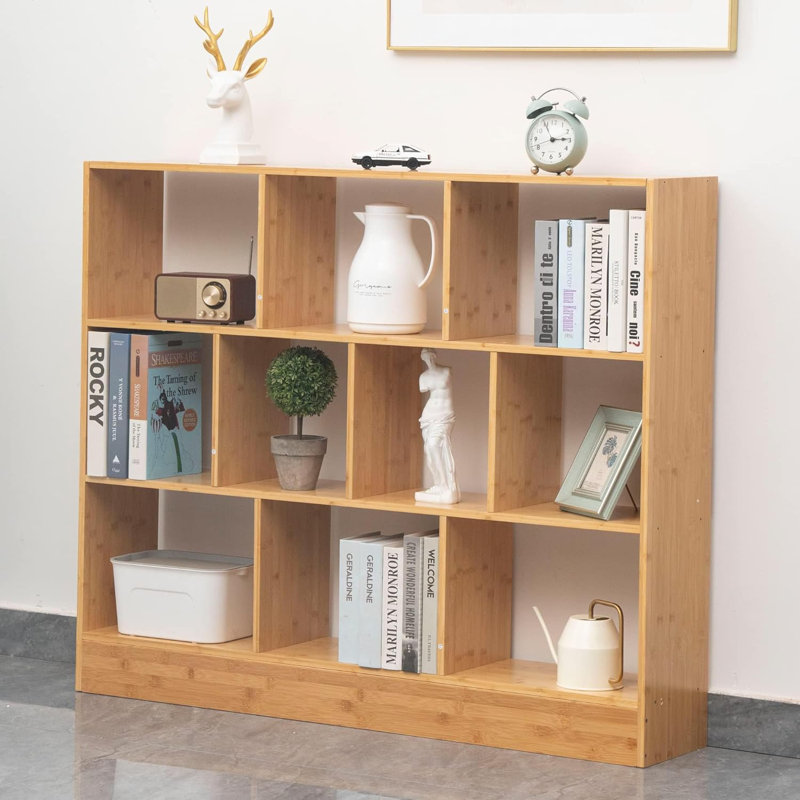 10 Cube Bookshelf With Base 3 Tier Open Shelf Bookcases