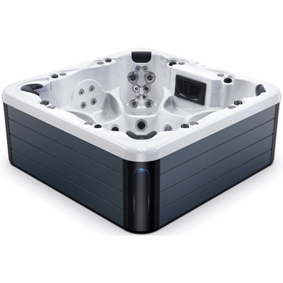 Luxuria Spas 220 Volt Acrylic Square Standard (Hardwired) Hot Tub
