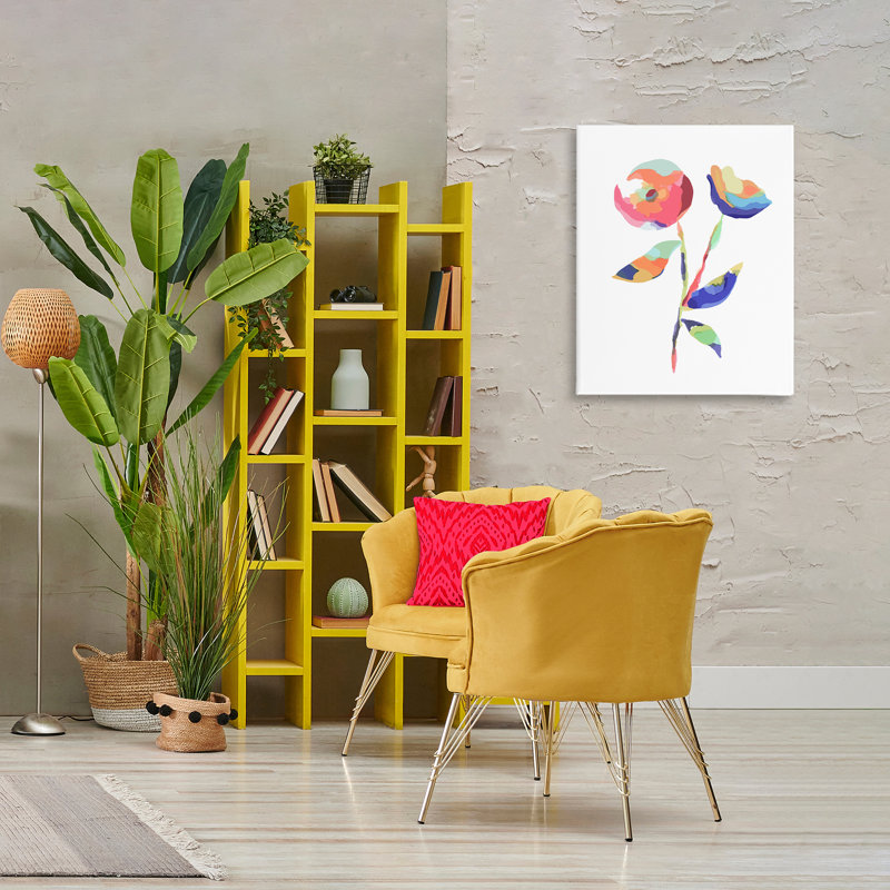 "Mosaic Flower Buds", art mural par Lisa Nohren, H 30 po x l 24 po