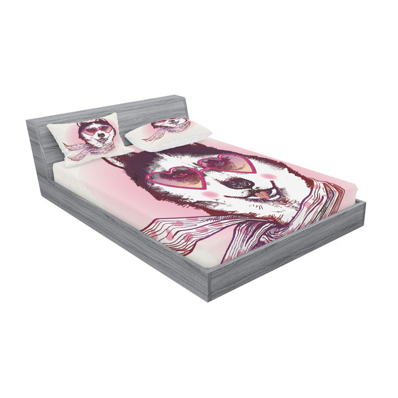 Microfiber Sheet Set, Queen Sheet Set with Fitted Sheet