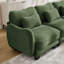 Canapé modulaire 70,8 po Curve Design avec 2 repose-pieds et 2 coussins décoratifs-1454970747-1454970750