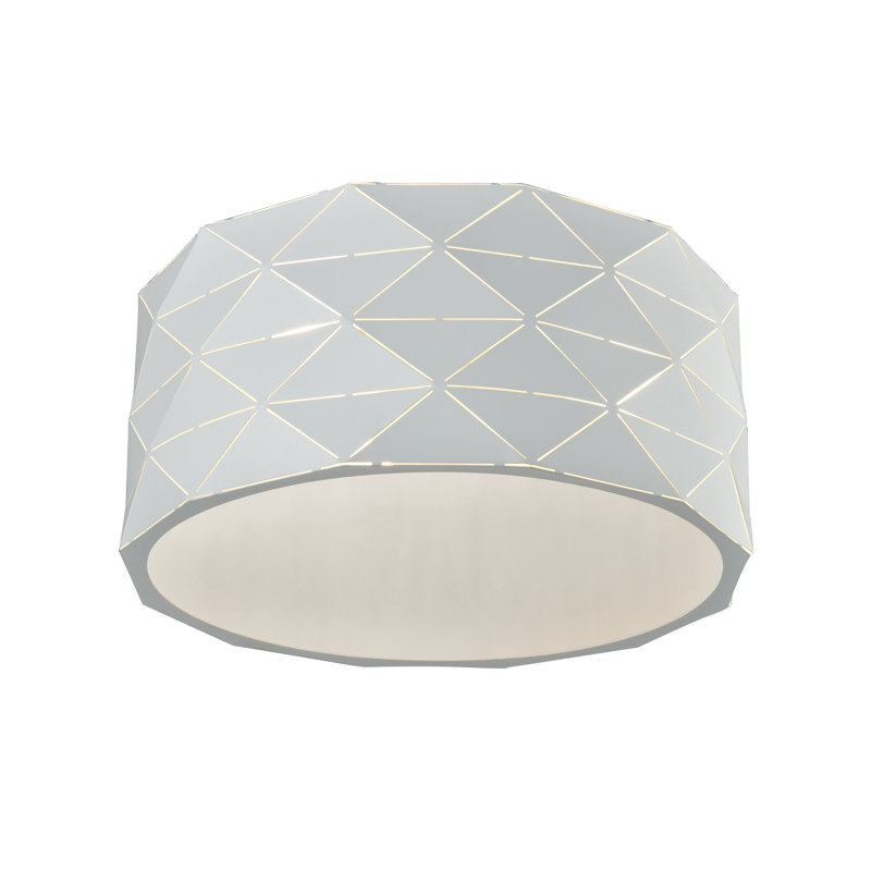 Goldstein Acrylic Flush Mount, Rose Gold