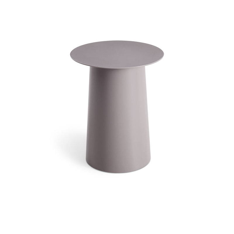 Circula End Table, Putty, 21" H x 17" W x 17" D