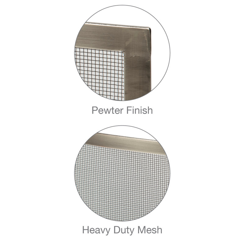 Acacius Steel Fireplace Screen
