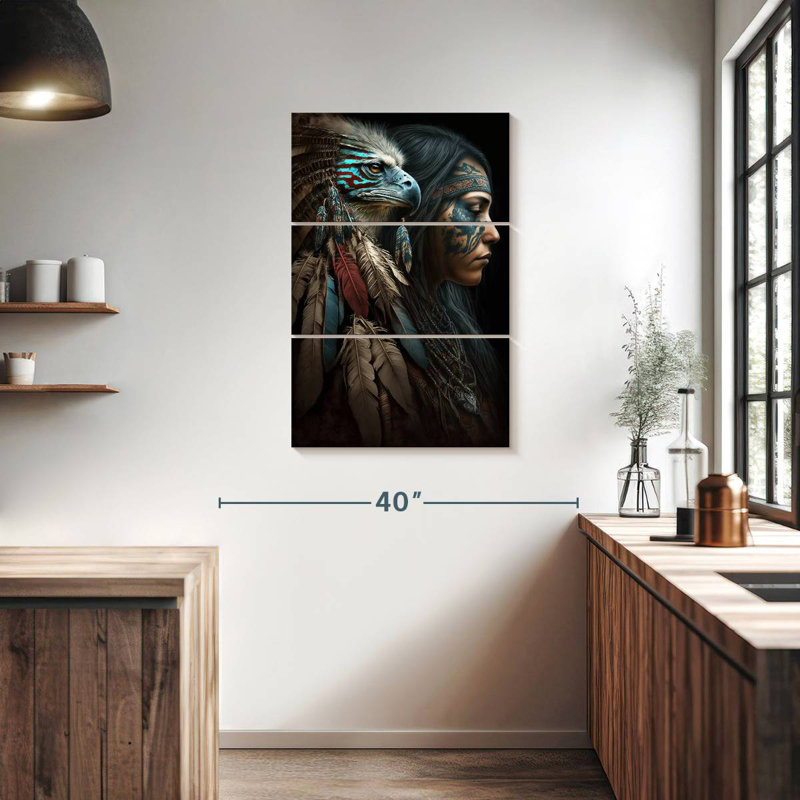 Lelar Eagle Spirit, 38" H x 24" W