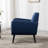 Almeda 29.75'' W Tufted Polyester Armchair with Solid Wood Legs-89032441