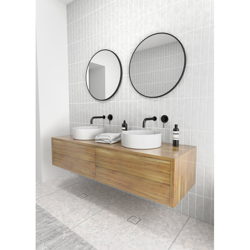 Modern & Contemporary Bathroom/Vanity Mirror, Black