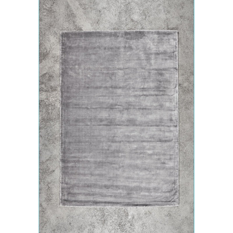 Rosieba Solid Colour Hand Woven 160cm X 230cm Area Rug