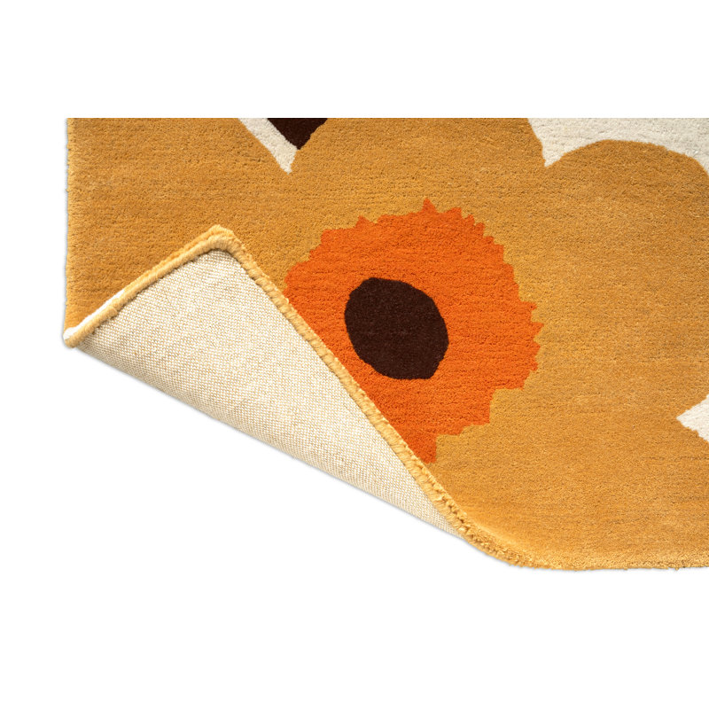 Unikko Honey | 132406, Honey, Rectangle 6'7" x 9'2"