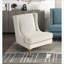 Fauteuil d'appoint moderne à oreilles pour adultes, revêtement en chenille brun clair, pieds à ressorts ensachés en métal doré-1206739678