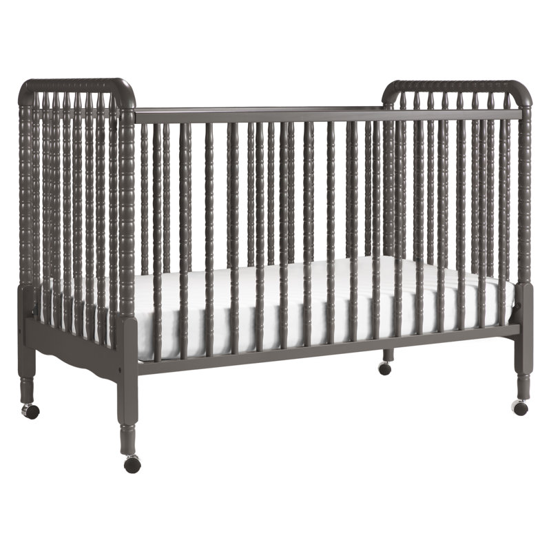 Lit de bébé convertible 3-en-1 Jenny Lind, Ardoise