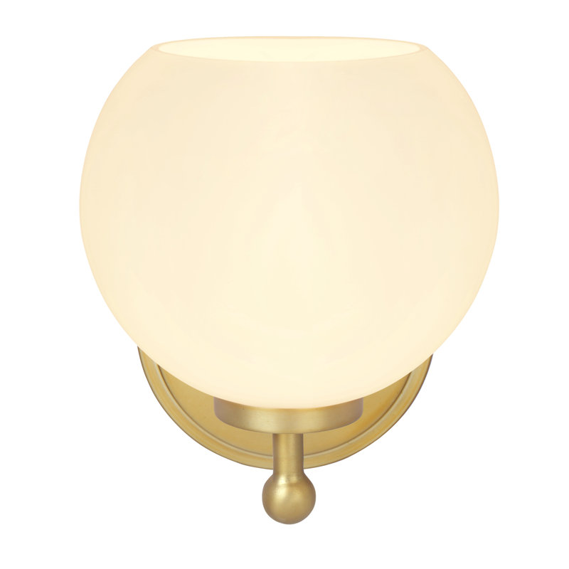 Éclairage pour meuble-lavabo doré à 1 lumière