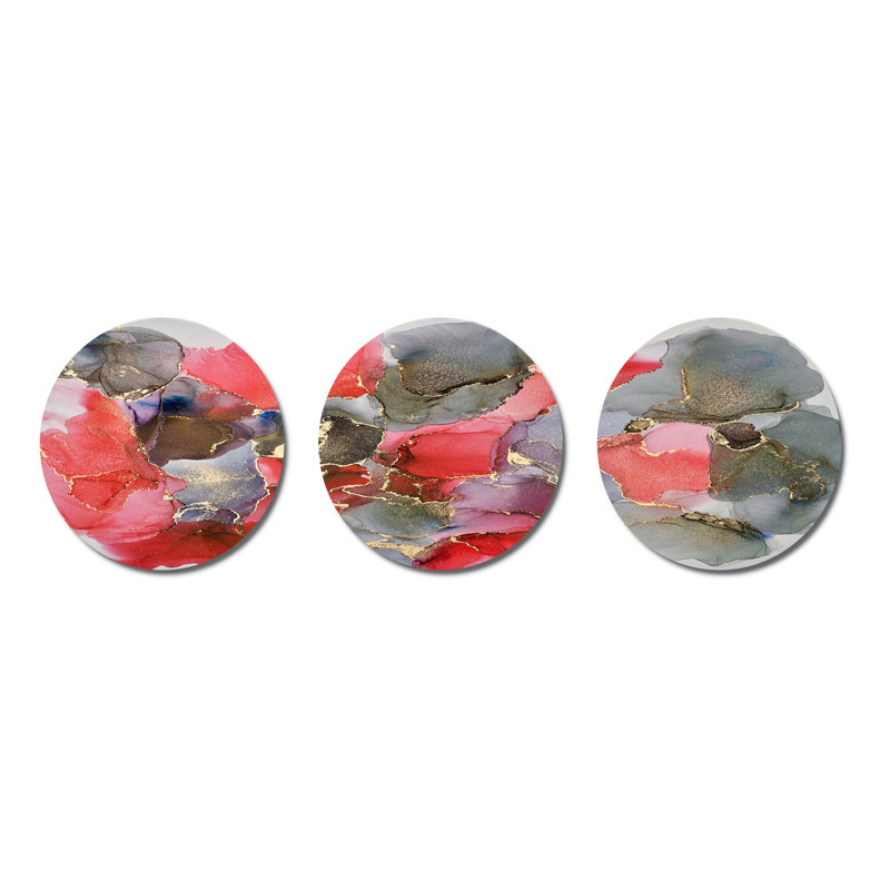 Modern Abstract Wall Decor on Metal