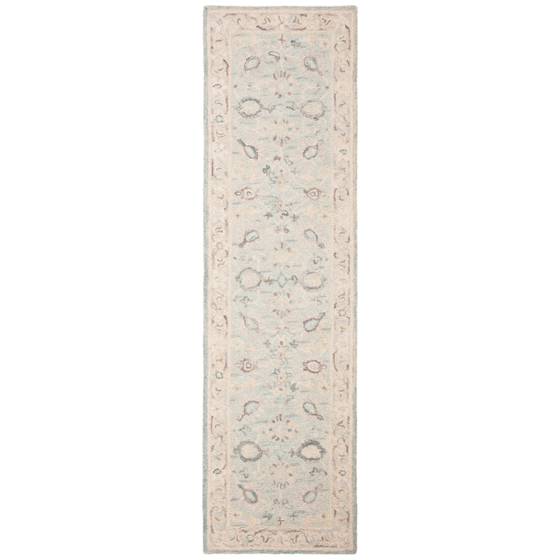 Peele Hand Tufted Wool Oriental Rug, Runner 2'3" x 8'