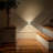 2 Pack White Warm White 3000K Square Sconce Night Light 3-Level